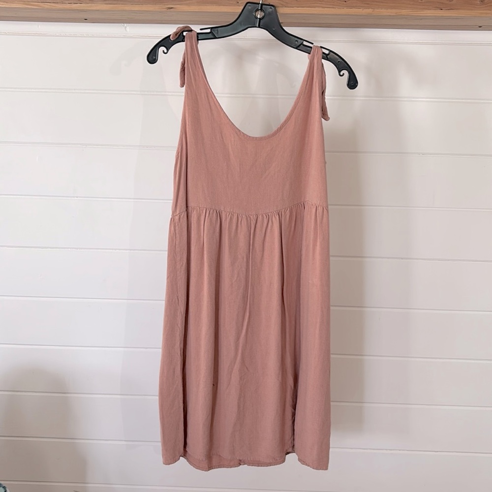 Pinkblush linen, pink, dress, size S